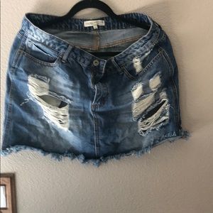 Jean skirt